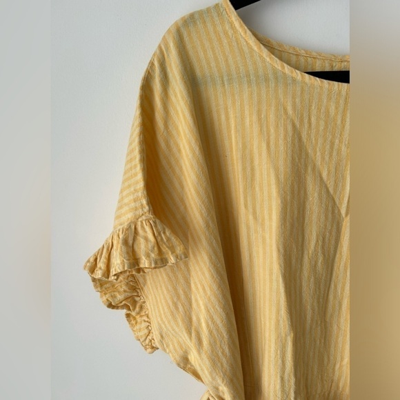 Jillian Harris x Joe Fresh linen light  yellow dress - Picture 2 of 11